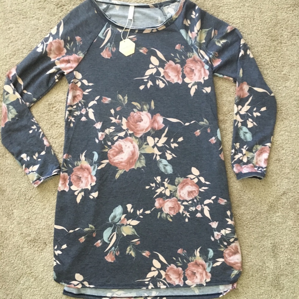 Pink Blush Maternity floral dress